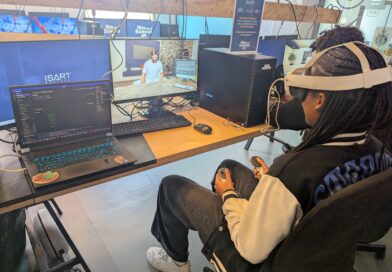 Les élèves de Première NSI à la découverte des sciences du jeu vidéo.